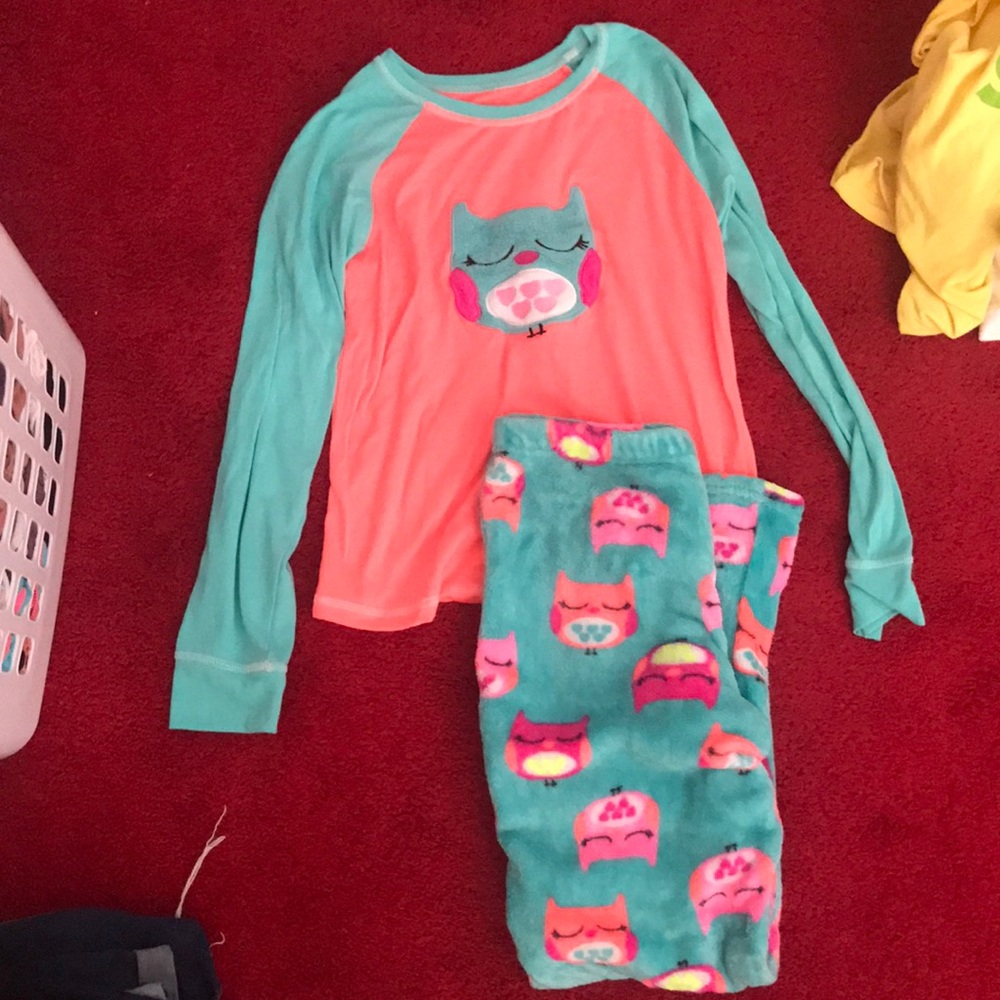 owl pajama set